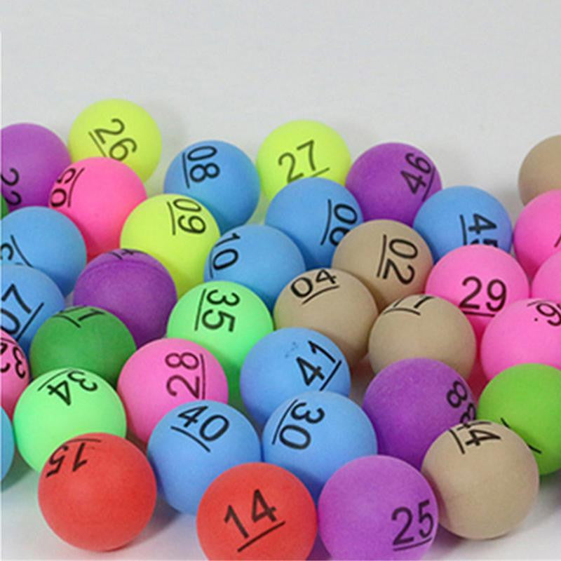 Ping Pong Balls with Number for Lottery Game